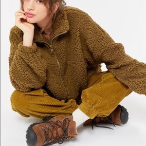 UO Willow Fuzzy Fleece Teddy